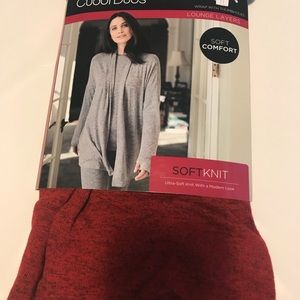 New with tags, Cuddl Duds Loungewear Wrap, Red